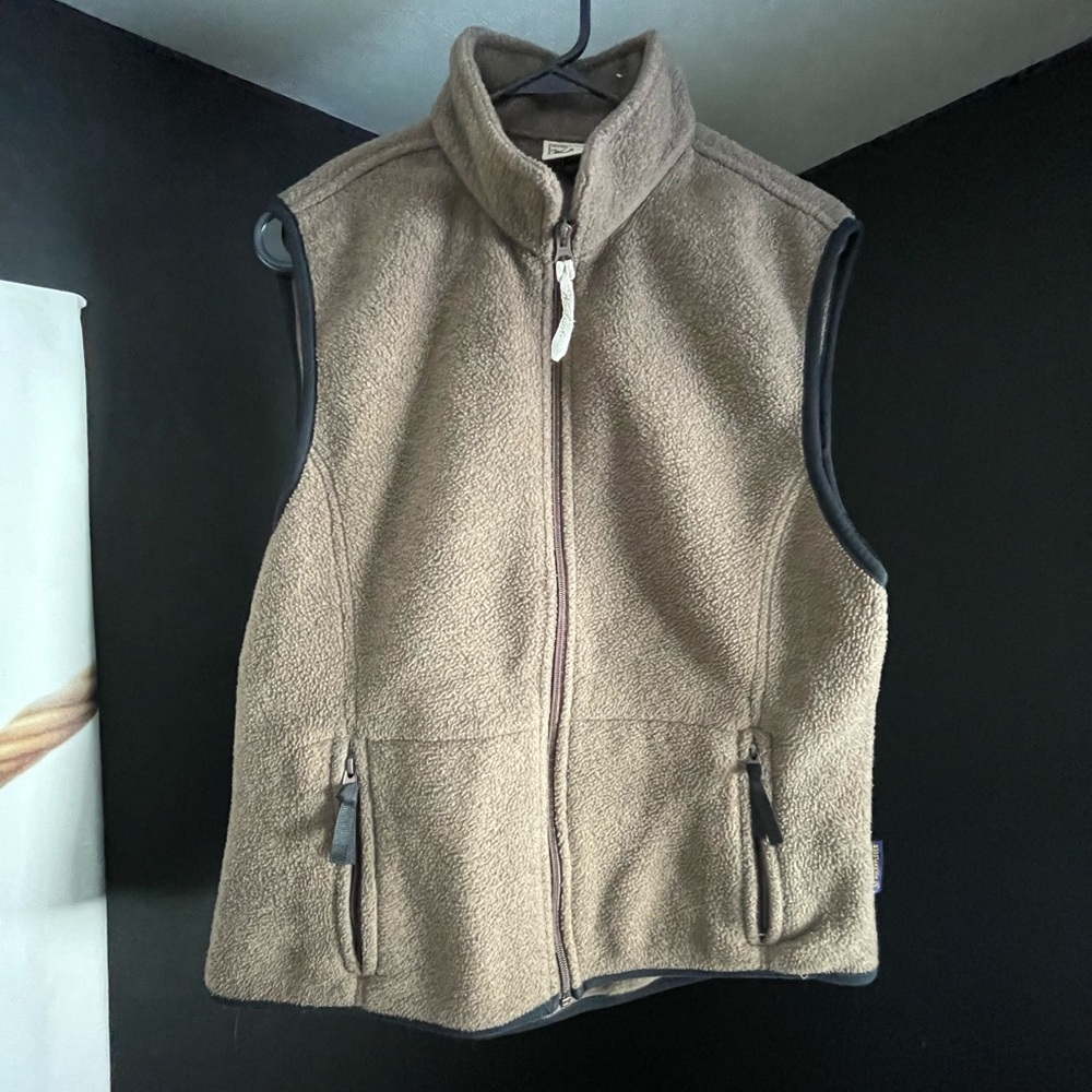 Woolrich Brown Fleece Vest